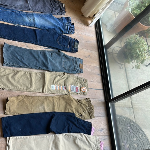 Hudson Jeans Gray Classic Denim Bottoms - Picture 2 of 4